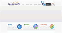Desktop Screenshot of globalizeme.com